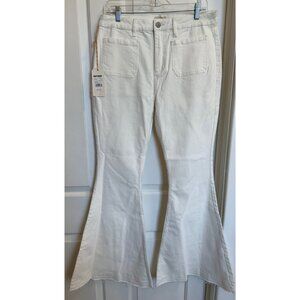 Shyanne White Flare Western Jeans Boot Barn NWT Size 33x34